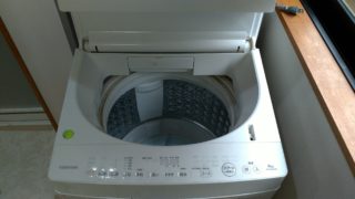 洗濯槽を掃除致しました！