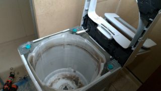 洗濯機のクリーニングを行いました！