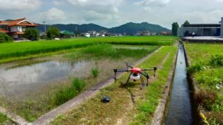 安芸高田市にてドローン農薬散布致しました！