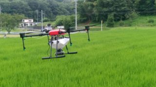 ドローン農薬散布告知　【三次市塩町】