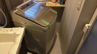 洗濯機のクリーニングを行いました！