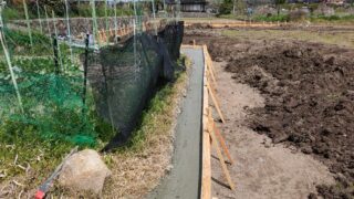 コンクリートの打ち込みお手伝いを行いました【三次市】