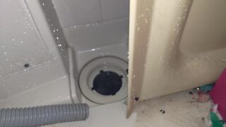 ≪個人≫洗面台・風呂場共通の排水口を掃除しました【広島市中区】