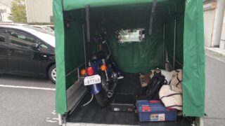 バイクを運搬致しました【広島市安佐南区】