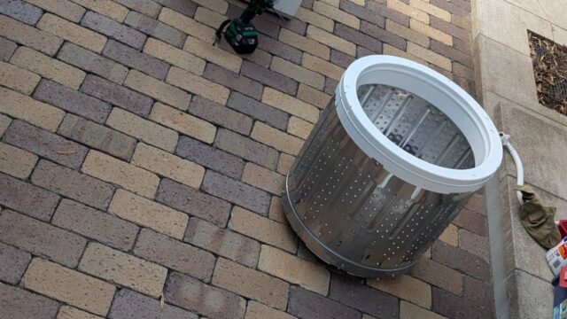 【広島市】ただの中古じゃありません！洗濯機を「分解洗浄」してピカピカに仕上げて販売しました