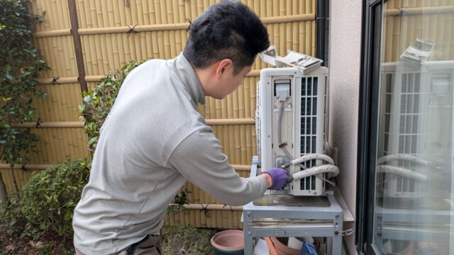 【広島市】引越し・買い替えに！エアコンの取り外し作業｜広島の便利屋 万が安全・迅速対応